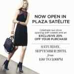 Vince Camuto en Plaza Satélite por inauguración 20% de descuento en la tienda