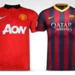 jersey oficial del Barcelona o del Manchester United a $399 con envío incluído en Groupon