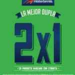 2X1 en productos seleccionados de MisterTennis