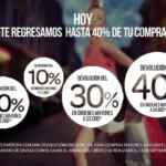 Hasta 40% de devolución en compras a partir de 4 mil en Clickonero