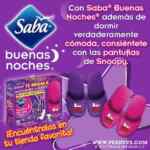Pantuflas de Snoopy GRATIS comprando Saba nocturna