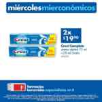 Mierconomicos Benavides 22 de octubre: 2 pastas Crest $19.90, 3x2 gel Ego y 2 mousse por $60