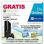 Gratis Xbox 360 en el día online Office Depot y Bancomer en compras de $4,999 o más