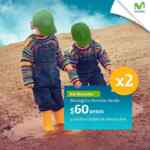 Día Movistar hoy 8 de octubre 2x1 tiempo aire a partir de $60