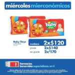 Mierconomicos Benavides de hoy 29 de octubre: 2 paquetes de 40 pañales Baby Days a $120 y 40% de descuento en pasta de dientes Colgate