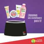Cosmetiquera gratis comprando cualquier producto Garnier para la piel