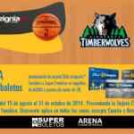 25% de descuento para los boletos de la NBA en México Timberwolves vs Rockets con Club Cinépolis