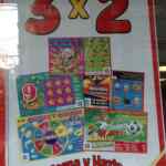 Loterías raspadito al 3x2 en Oxxo