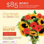 $85 pesos de descuento en compras esta semana en enviaflores.com con el cupón B85FB8