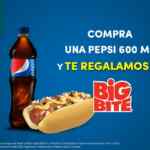 Big Bite Gratis al comprar una Pepsi 600 ml en 7 Eleven!