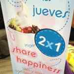 Los jueves 2x1 helados Yogen Früz