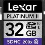Tarjeta SDHC de 32gb clase 10 marca Lexar $243.90 en nettbee.com