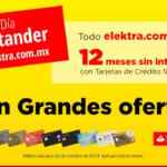 Hoy es día Santander en elektra.com.mx y toda la tienda online está a 12 meses sin intereses con Santander