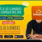 20% de descuento para usuarios nuevos en Hellofood con el código BYEALHAMBRE