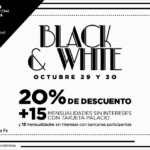 20% de descuento y 12 meses sin intereses en Casa Palacio Santa Fe Black & White