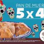 Pan de muerto al 5x4 en El Globo