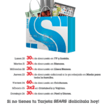 Semana del tarjetahabiente Sears del 20 al 26 de octubre con descuentos de hasta el 60%