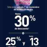 Venta Nocturna de Plaza Liverpool 1 de Noviembre tendrá 30% de Descuento de Contado en toda la Tienda