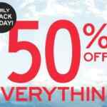 50% de descuento en toda la tienda online de Aéropostale en su pre Black Friday