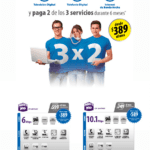 Paquetes Yoo Cablemás al 3x2: Paga sólo 2 de los 3 servicios durante 6 meses desde $389 al mes