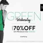 Green Wednesday de Dafiti en su semana del Black Friday tiene hasta 70% de descuento en artículos color verde