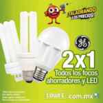 2x1 focos ahorradores GE · 2x1 pintura Valspar · 30% en pinos artificiales y luces navideñas en Lowe's México