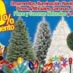 30% de descuento en pinos naturales, artificiales y decoración navideña en Lowe's