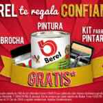 Compra pinturas Berel y obtén gratis pintura adicional, kits para pintar o brochas