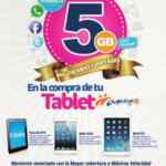 5 gb gratis para navegar al comprar una tablet Amigo Kit Telcel