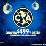 Membresia Club America gratis en la compra de $499 en la tienda online