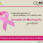 Examen de mastografía gratis para detección de cáncer de mama en Azcapotzalco y Coyoacán