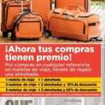Almohada de viaje de regalo y descuentos en la compra de maletas Totto