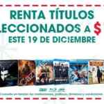 Renta de títulos seleccionados de estreno a sólo $15 pesos en Blockbuster el 19 de diciembre