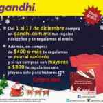 Envío gratis en Gandhi.com.mx y morral o playera de regalo con tus compras del 1 al 17 de diciembre