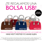 Bolsita USB de regalo al comprar 2 bolsas en Nine West