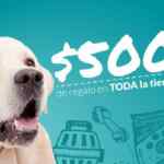 Paga $250 y recibe un cupón de $500 pesos para comprar en Petsy.mx