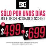 Tenis DC Shoes a precios de descuento de $499 y $699 en tiendas TAF