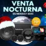Venta nocturna en AudioOnline sólo hoy y mañana y cupón de descuento