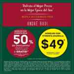 Ofertas Navideñas André Badi: 50% de descuento en modelos marcados con etiqueta roja y a $49 los marcados con etiqueta amarilla