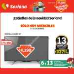 Pantalla de 40" Haier a $4390 en Soriana sólo hoy