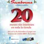 Venta Navideña Sanborns Bancomer 9 al 17 de diciembre con 20 meses sin intereses en toda la tienda