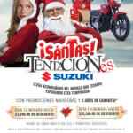 Promociones Navideñas en motos Suzuki: 2 años de garantía, mano de obra gratis en los 2 primeros servicios y descuentos de hasta $39,100