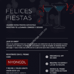 Uber te regala 2 viajes de hasta $150 pesos c/u ingresando el código promo NYONGDL