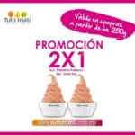 Hoy martes 2x1 en helados en Tutti Frutti