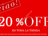 20% de descuento en toda la tienda Armani Exchange de Antara Polanco