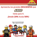 Juguetes Lego del 20% al 50% de descuento en Juguetibici