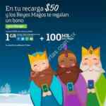 Promoción Movistar Reyes Magos: recarga $50 y obtén gratis 1 gb para redes sociales y 100 mb para navegar