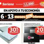 Ofertas de fin de semana en Soriana: 20% de descuento en pantallas LG, 30% de descuento en colchones, hasta 13 msi y más