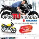 Promoción Oportunidades Suzuki: Hasta $6,000 pesos de descuento en motos de baja cilindrada