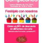 50% de descuento el día de tu cumpleaños en restaurante giratorio Bellini